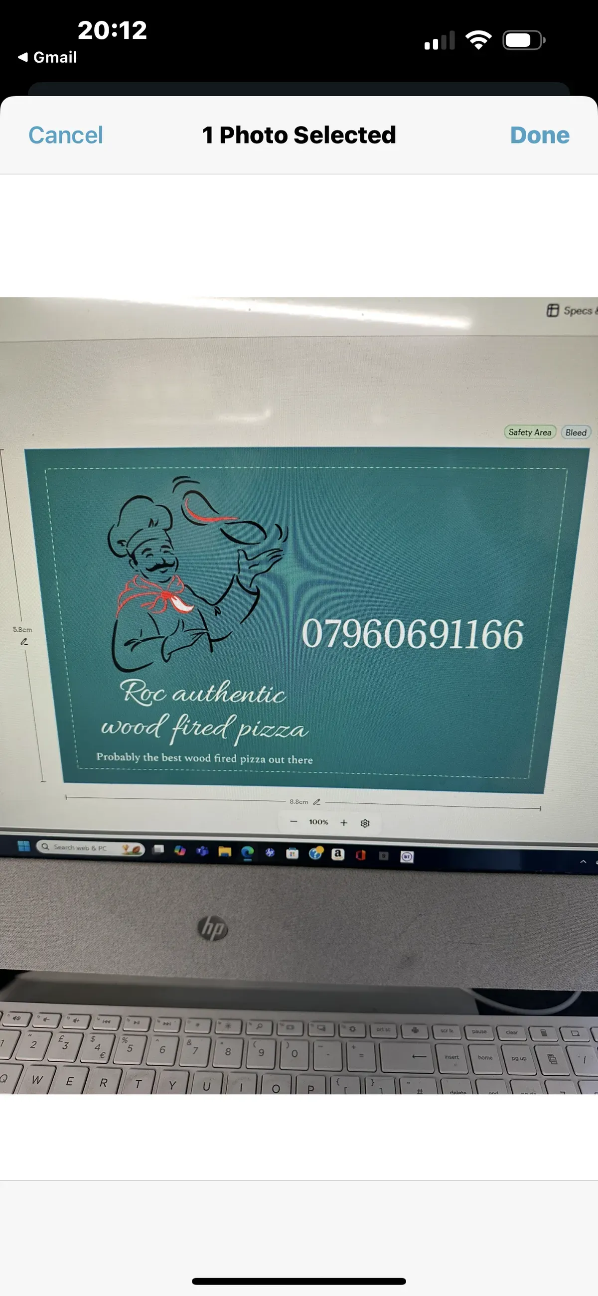 Roc authentic wood fired pizza logo