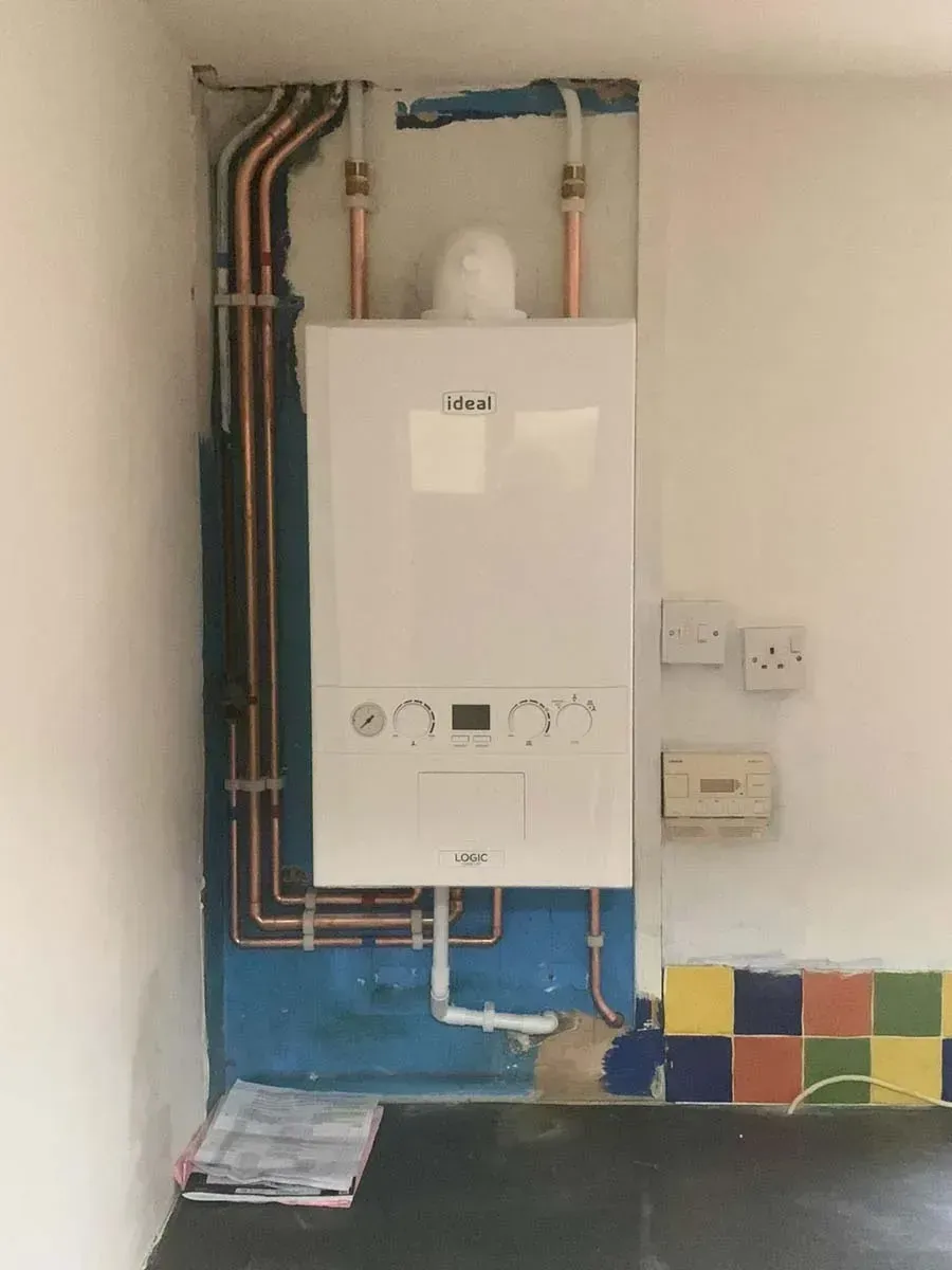 Drain cleaning image background image