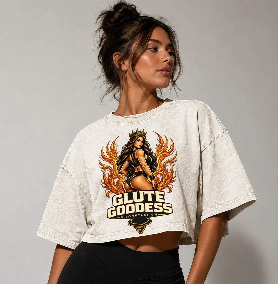 8216056233377-you0xounr8niiqhrrmxwy-Glute-Goddess-Model-Vintage-White-Crop thumbnail image