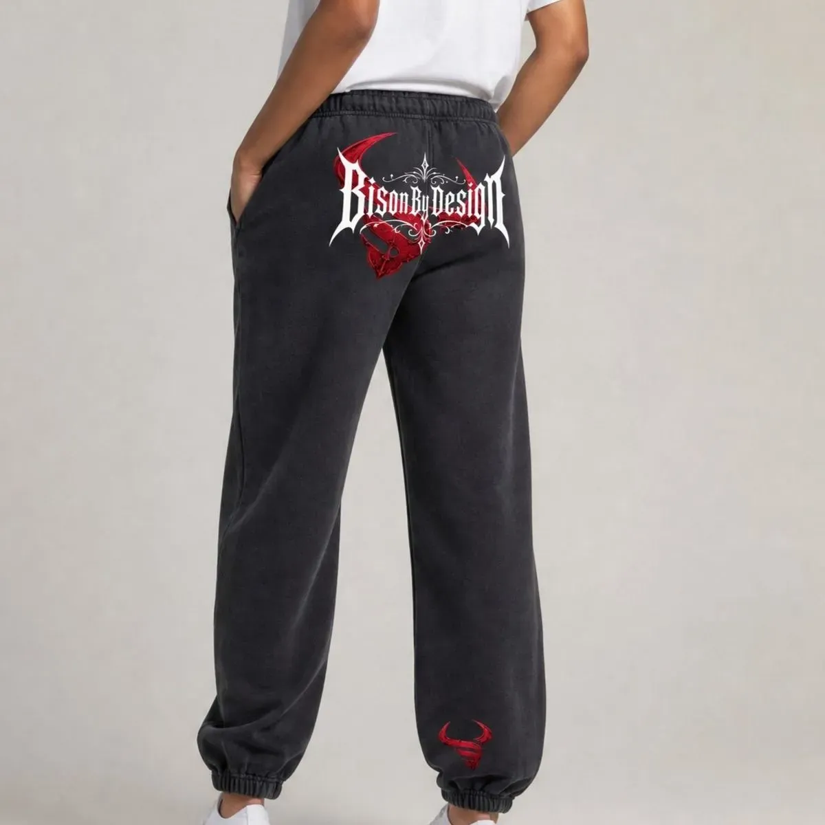 8219173055119-m5z80rbrucdvc1e06us3e-Y2K-Acid-Wash-Black-SweatPants-Gothic-Style-BisonByDesign-Bottom-Back--Virtual-Model- thumbnail image