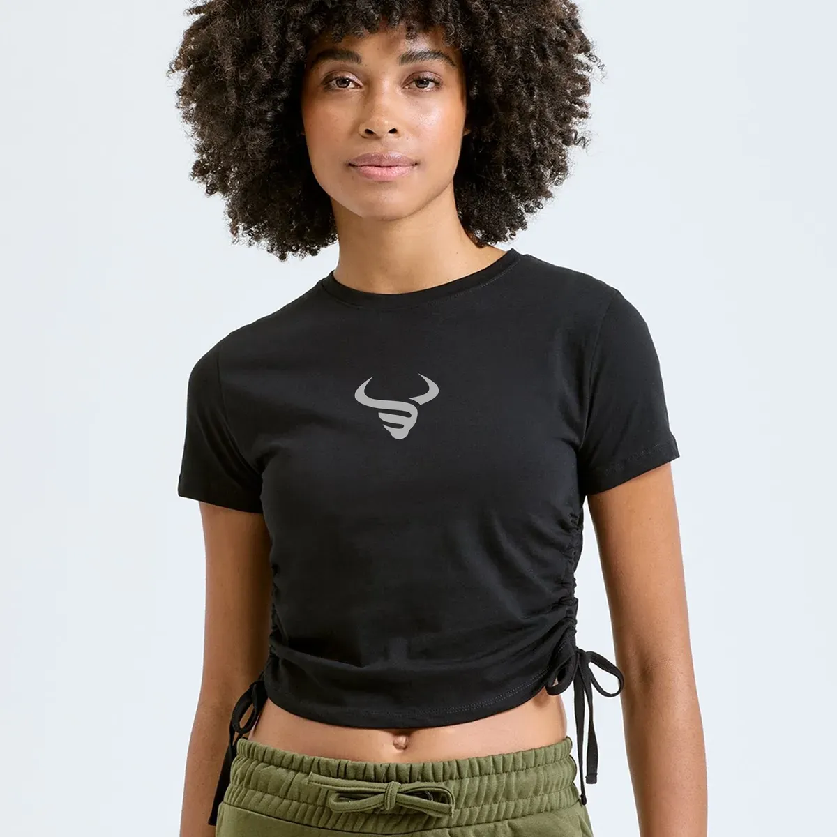 BBD ruched crop top thumbnail image