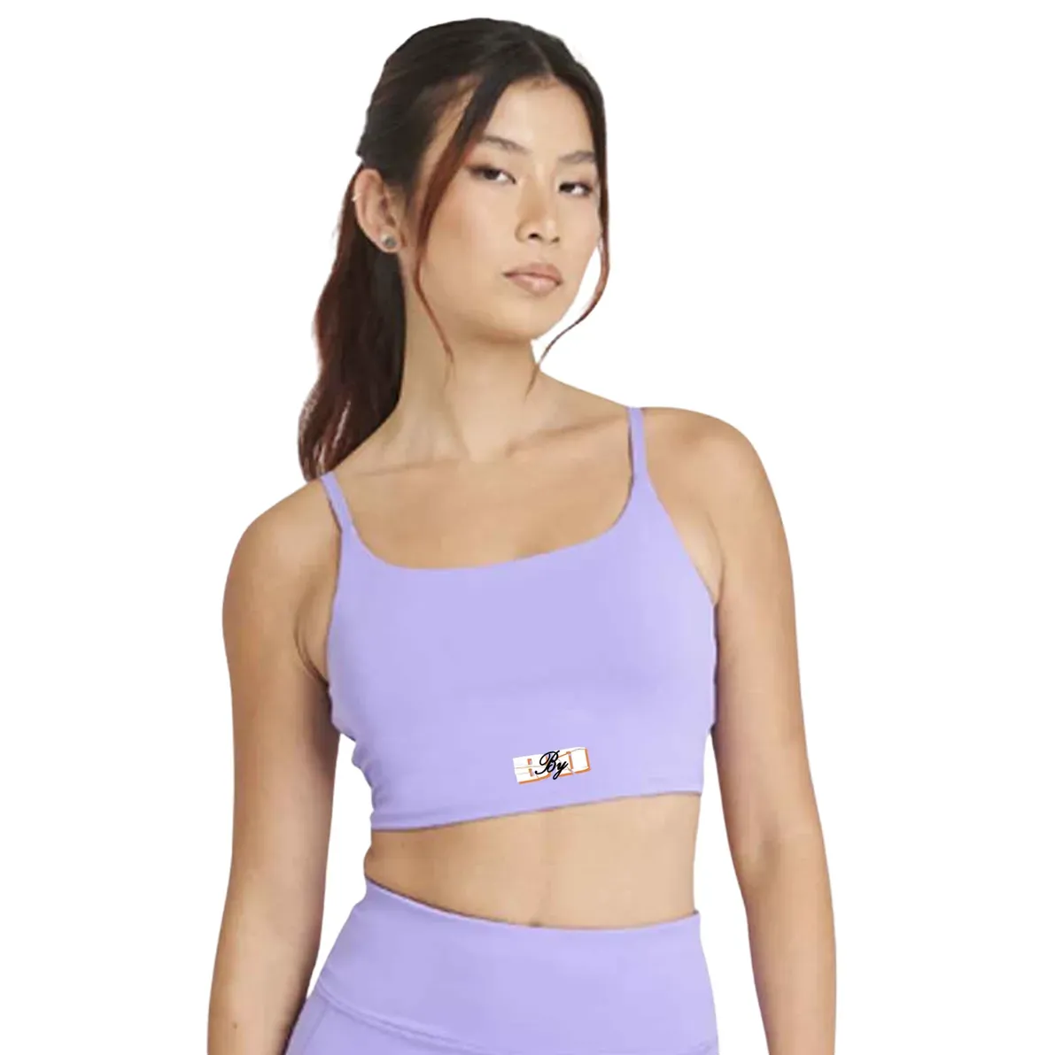 Model Ladies Cool Recycled Tech Sports Bra - Lavender front thumbnail image