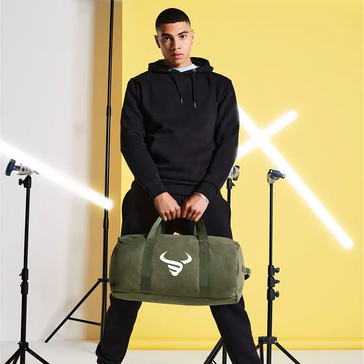 Vintage Barrel Bag Olive thumbnail image