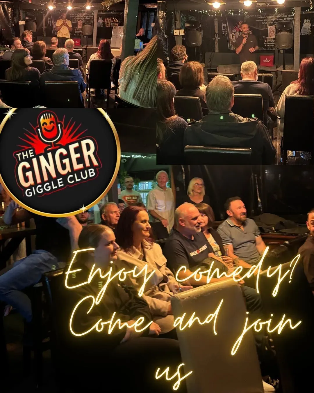 Live stand-up performances image background image