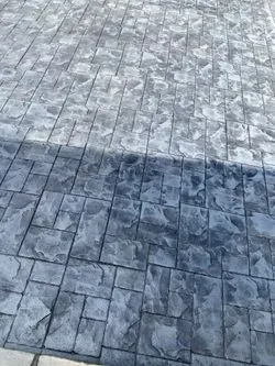 Imprinted concrete image