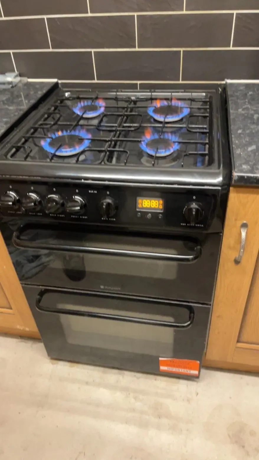 Gas appliance installation image background image