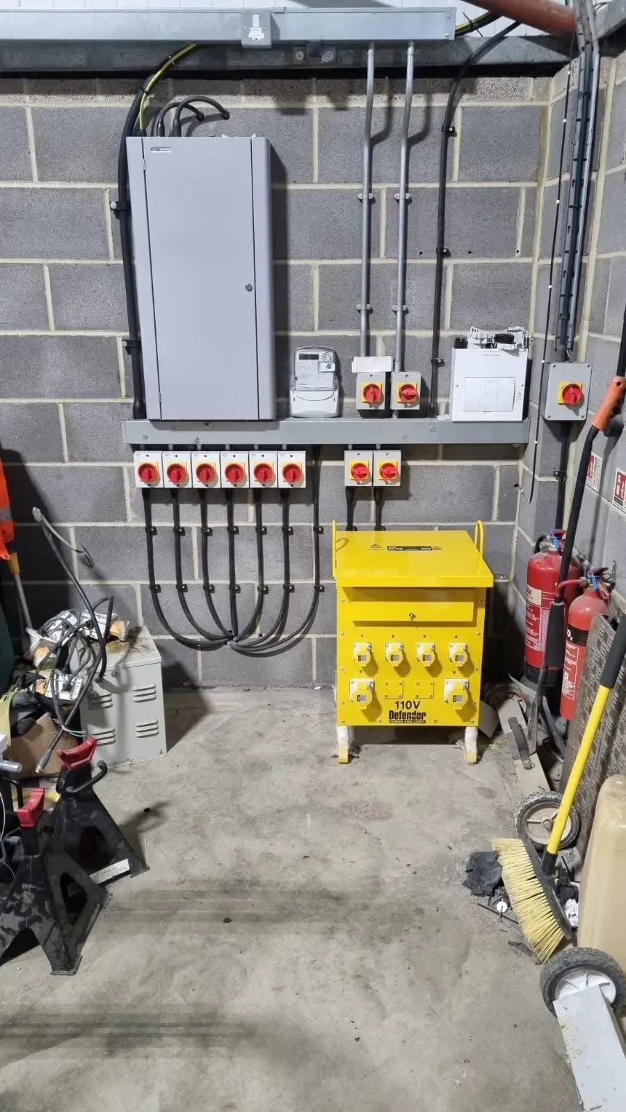 Electrical maintenance image background image