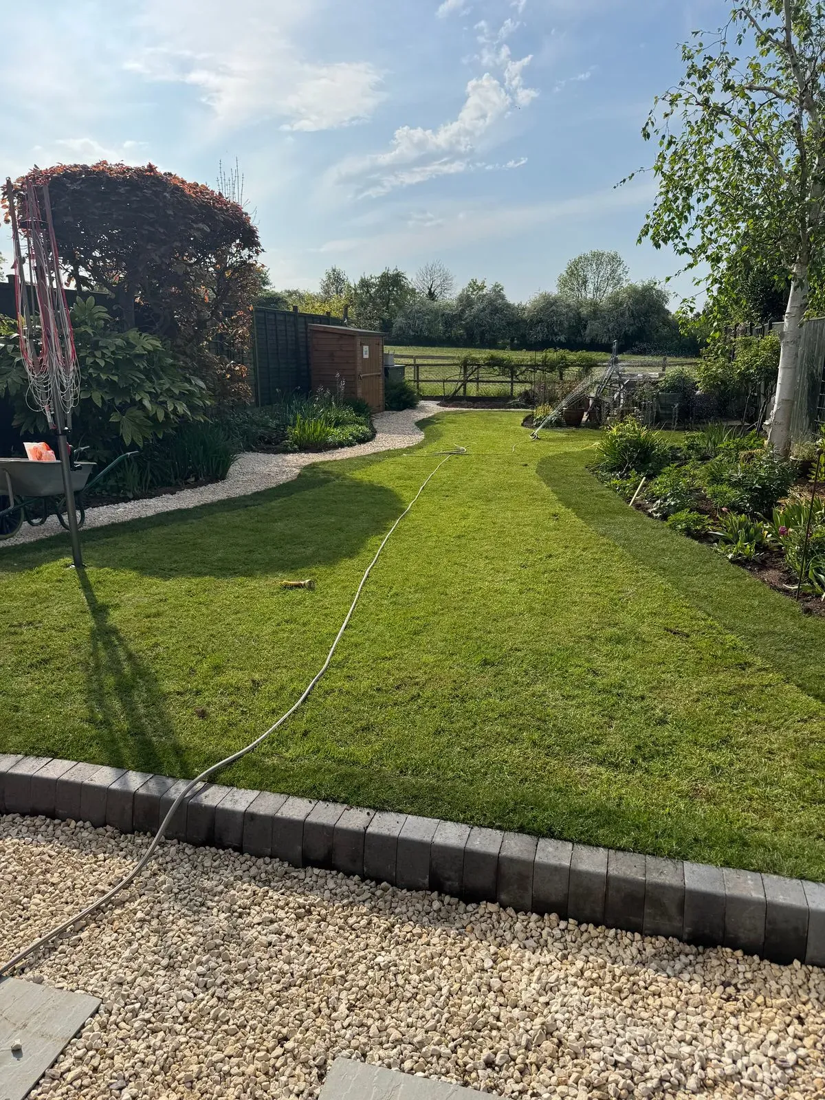 Landscaping image background image