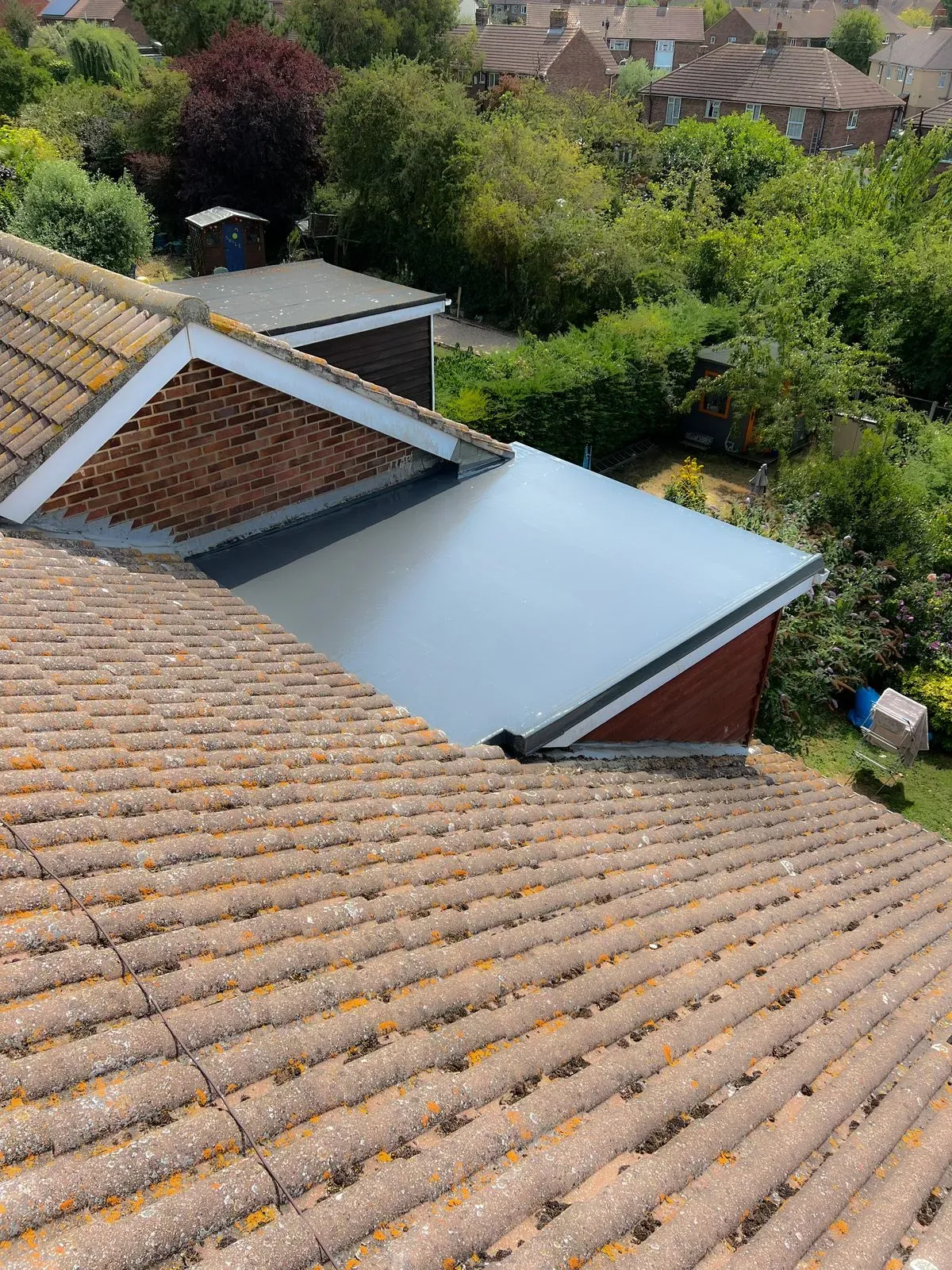 Roof installation image background image
