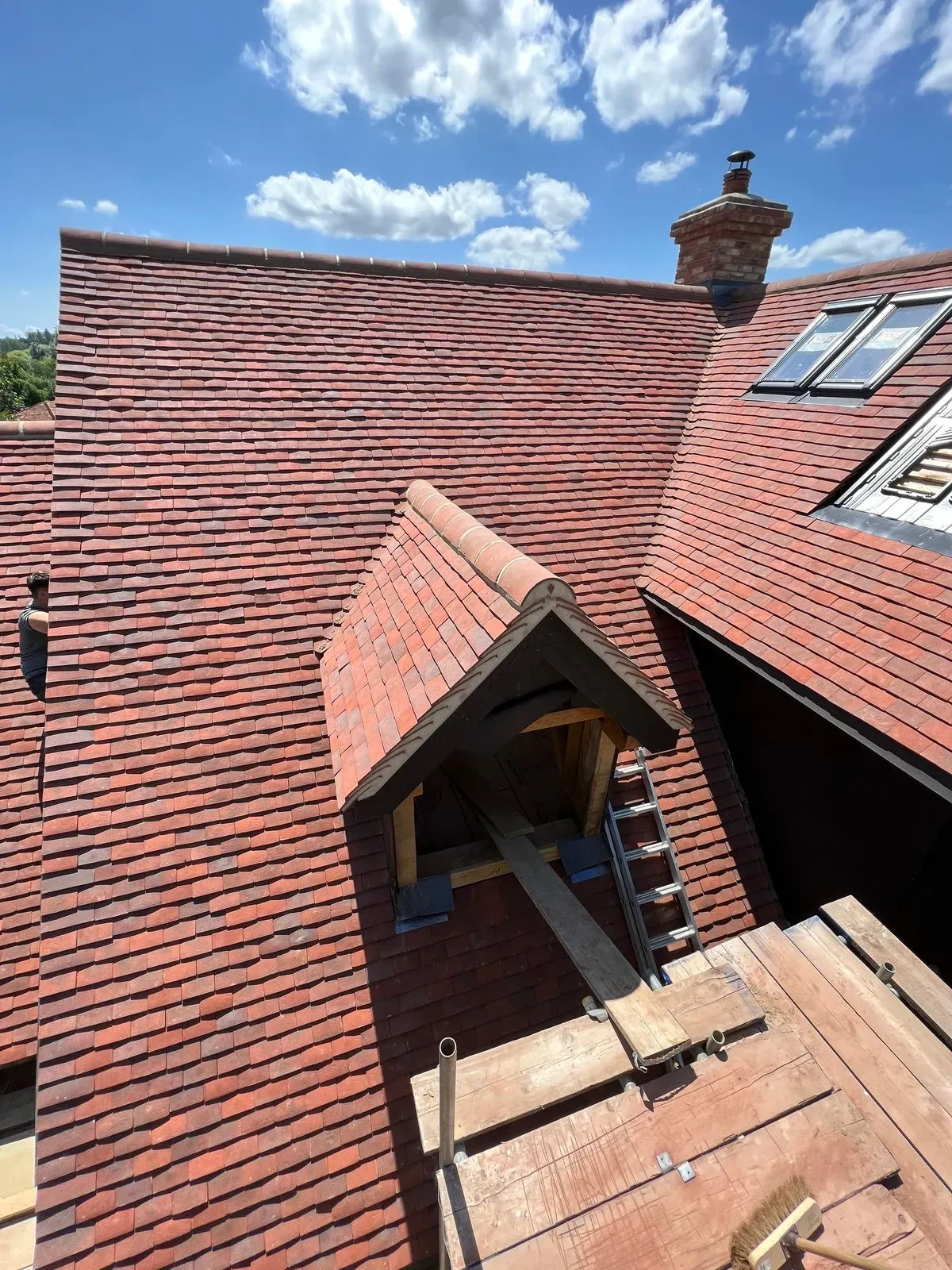 Tile roof installation image