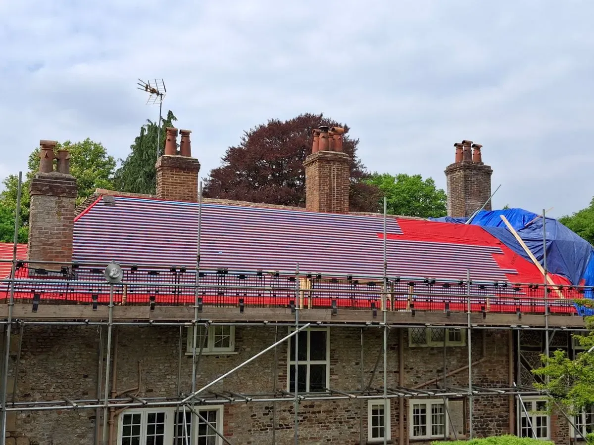Reroofing image background image