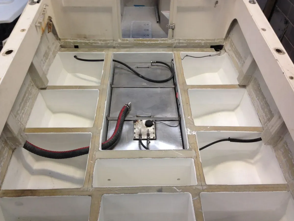 Marine electronics installation image background image