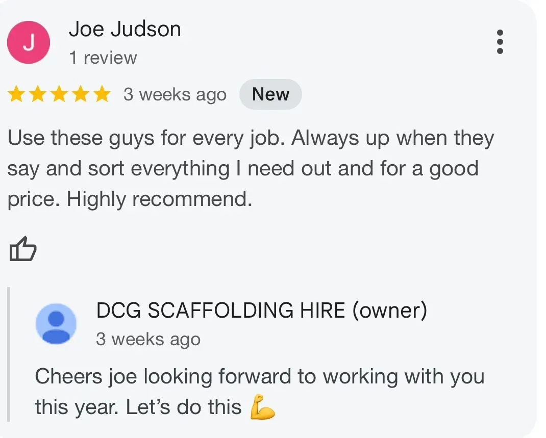 Scaffolding Huddersfield review 
