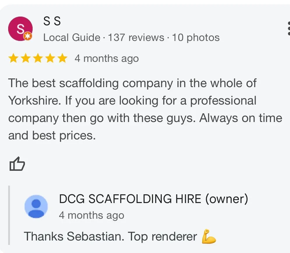 Scaffolding Halifax review 