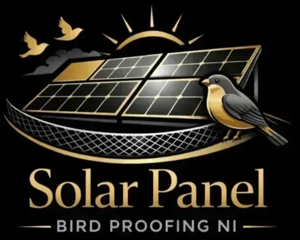 Solar panel bird proofing NI logo