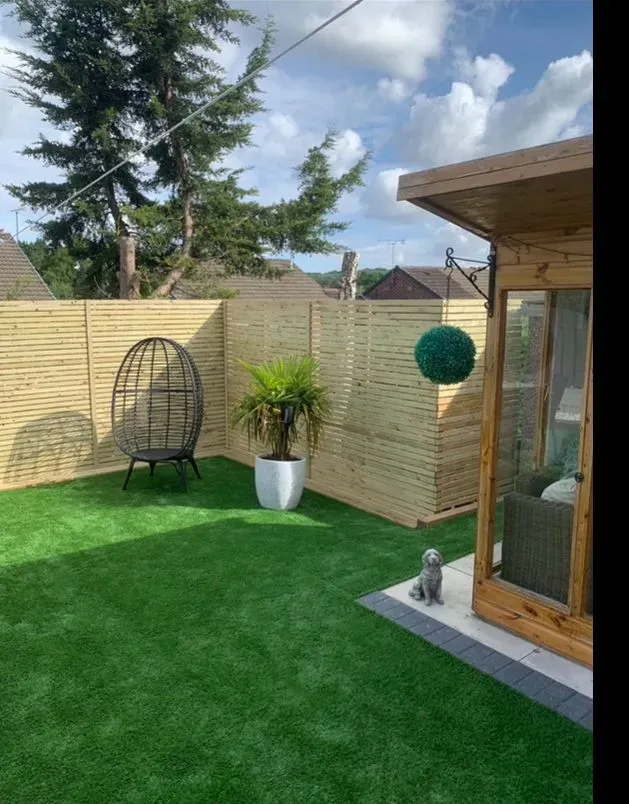 Artificial grass installation image
