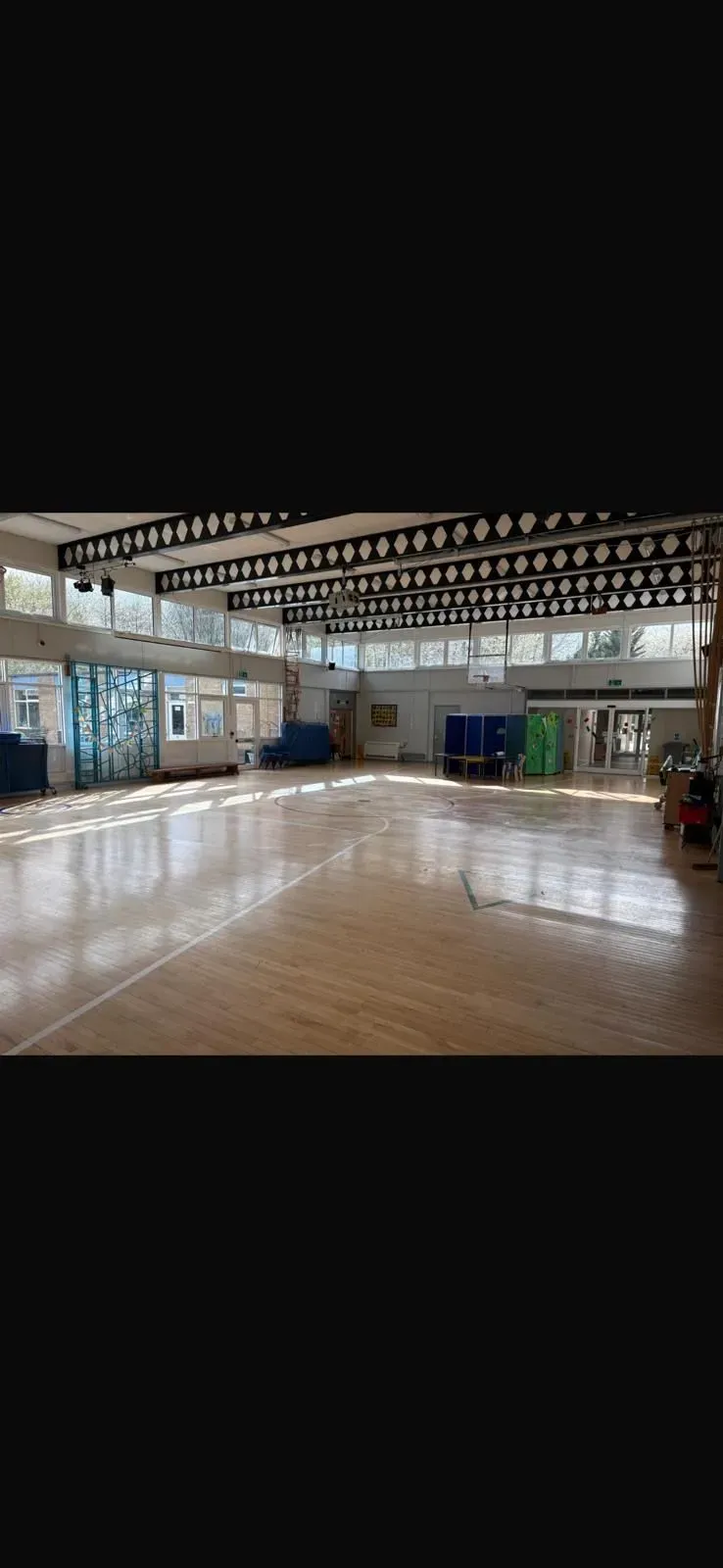 School Sports Hall Clean