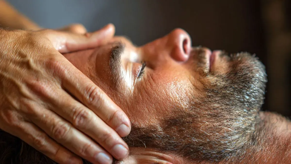 Relaxed environment for face massage in Trouton