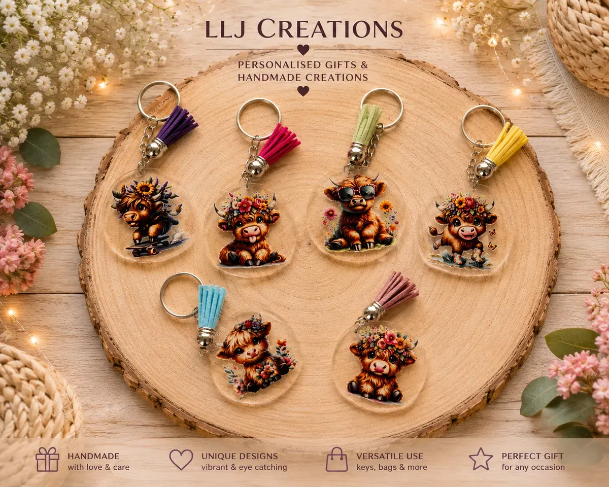 8211902694208-i3k3paclnvb75bk76tiu-highland-cow-acrylic-kychain-collection-llj-creations thumbnail image