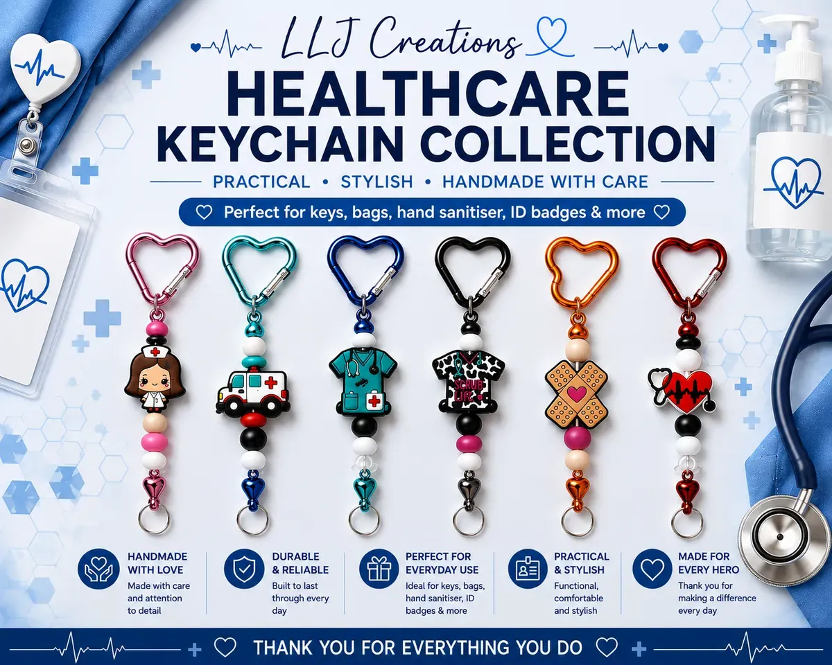 8212929301949-2kt3pxyt90q7qofcpr27e6-handmade-healthcare-keychain-collection-llj-creations-jpg thumbnail image