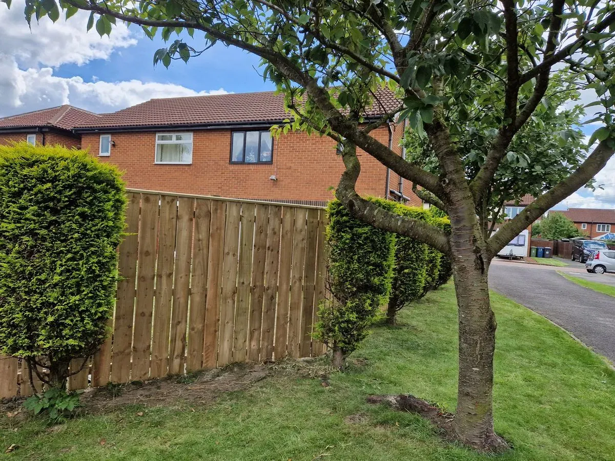 Garden fencing design image background image