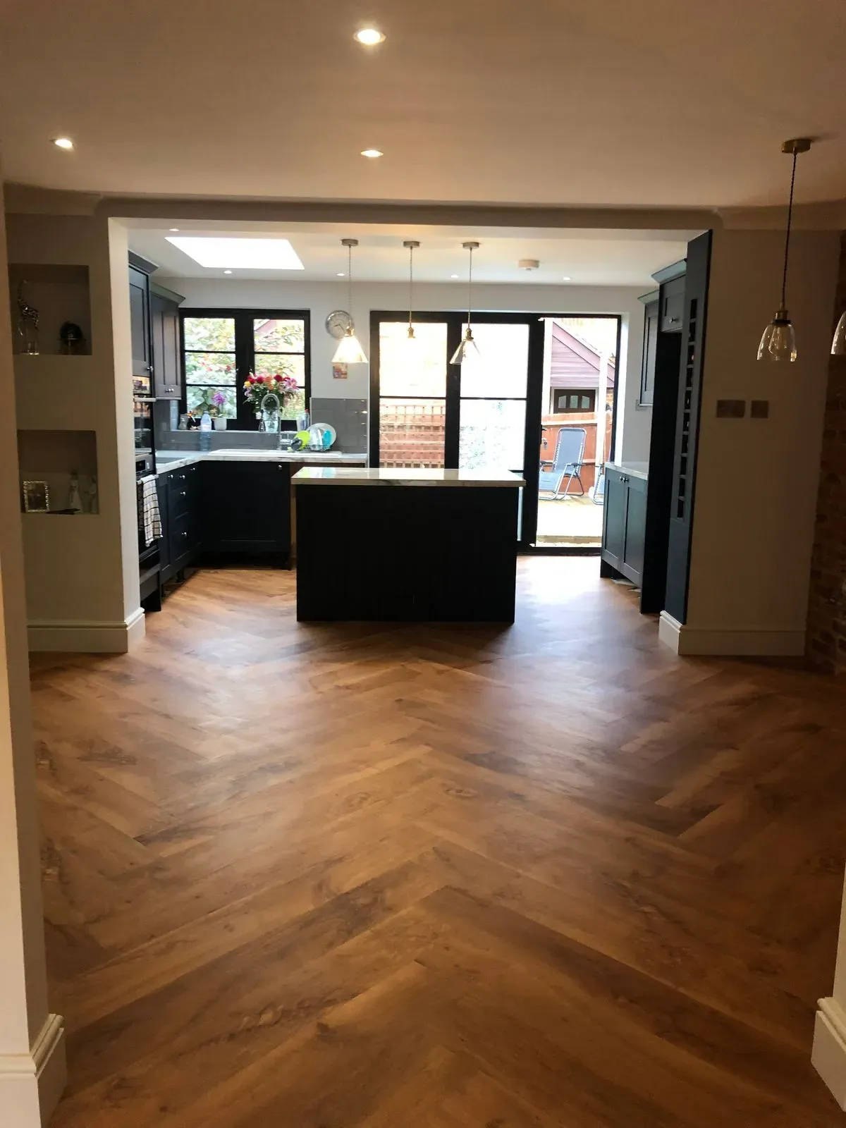 Luxury vinyl tile (LVT) image background image
