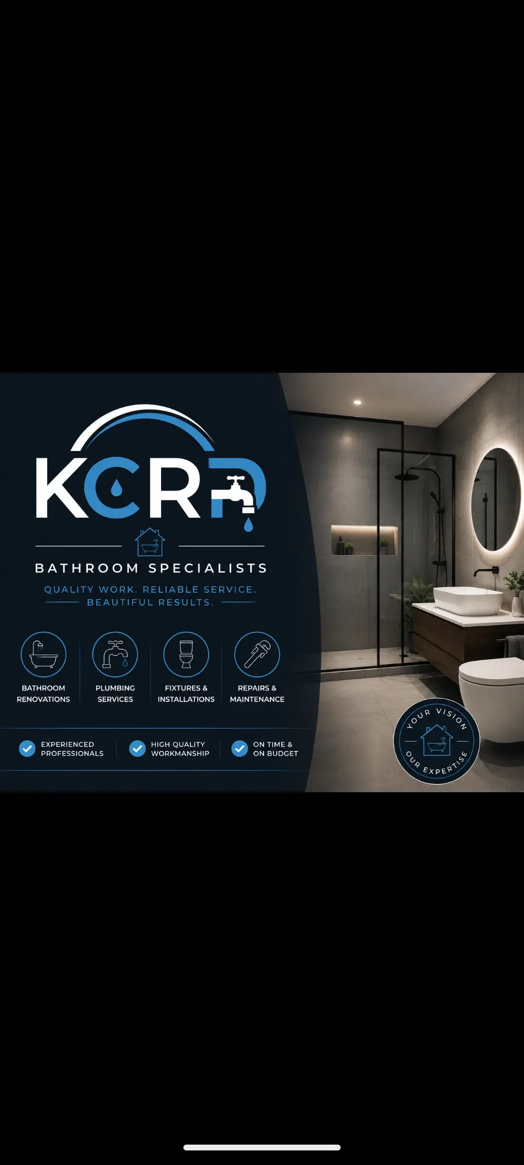 KCRD Bathroom Specialists  logo