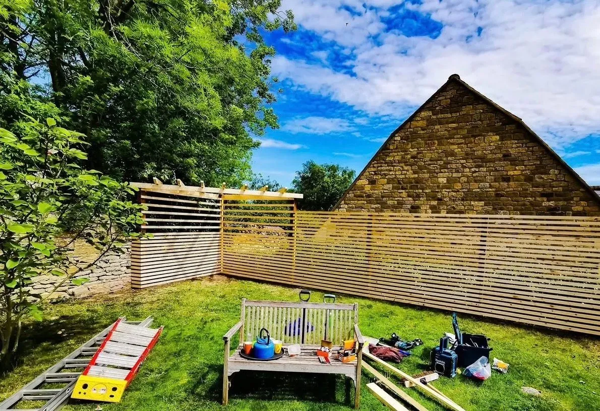 Decking and pergolas image background image