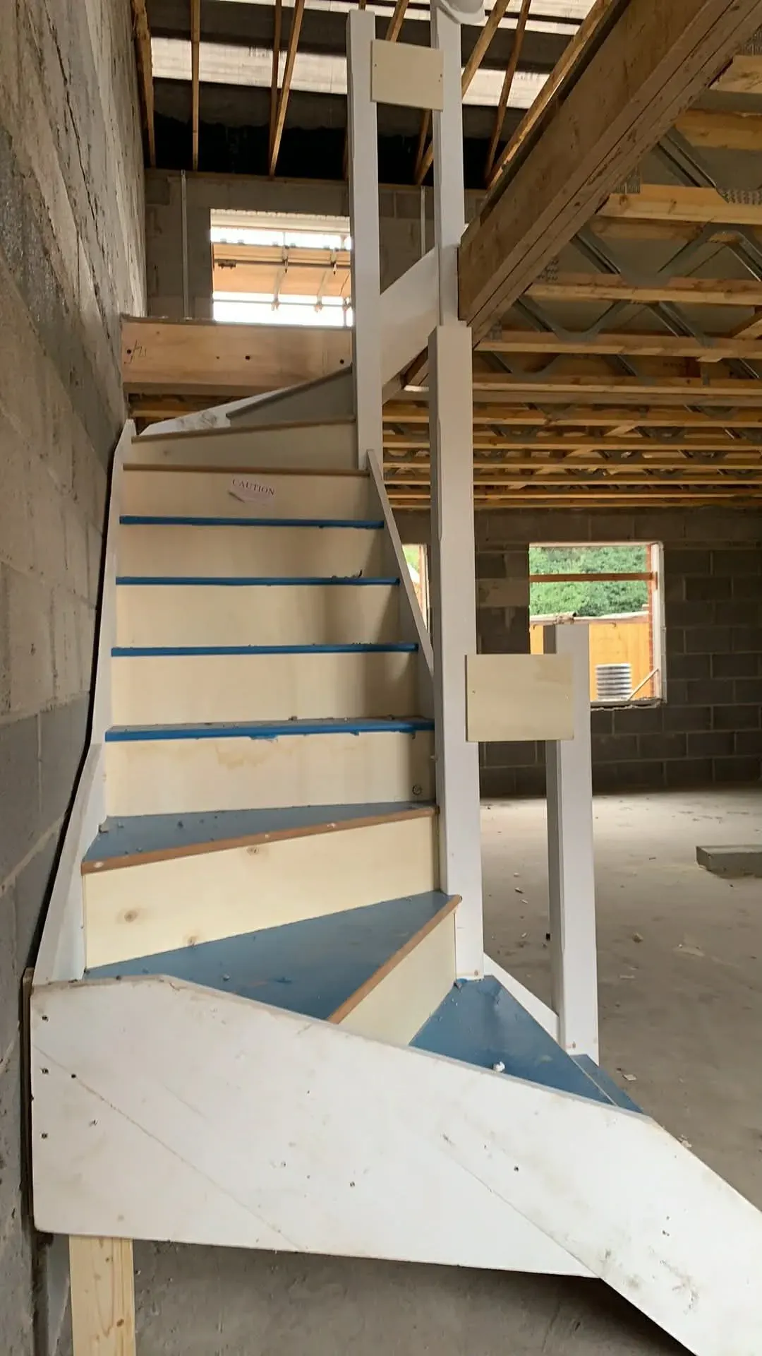 Staircase construction image background image
