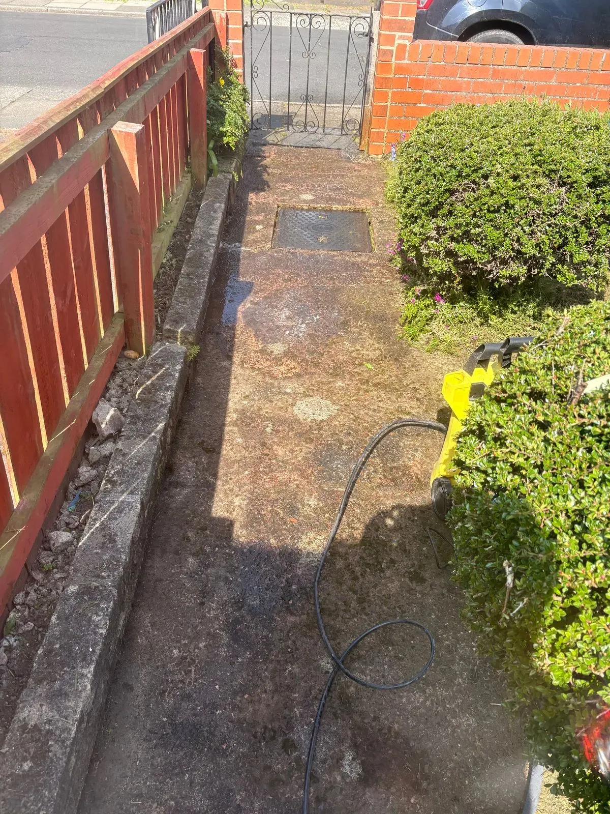 Jet washing image background image