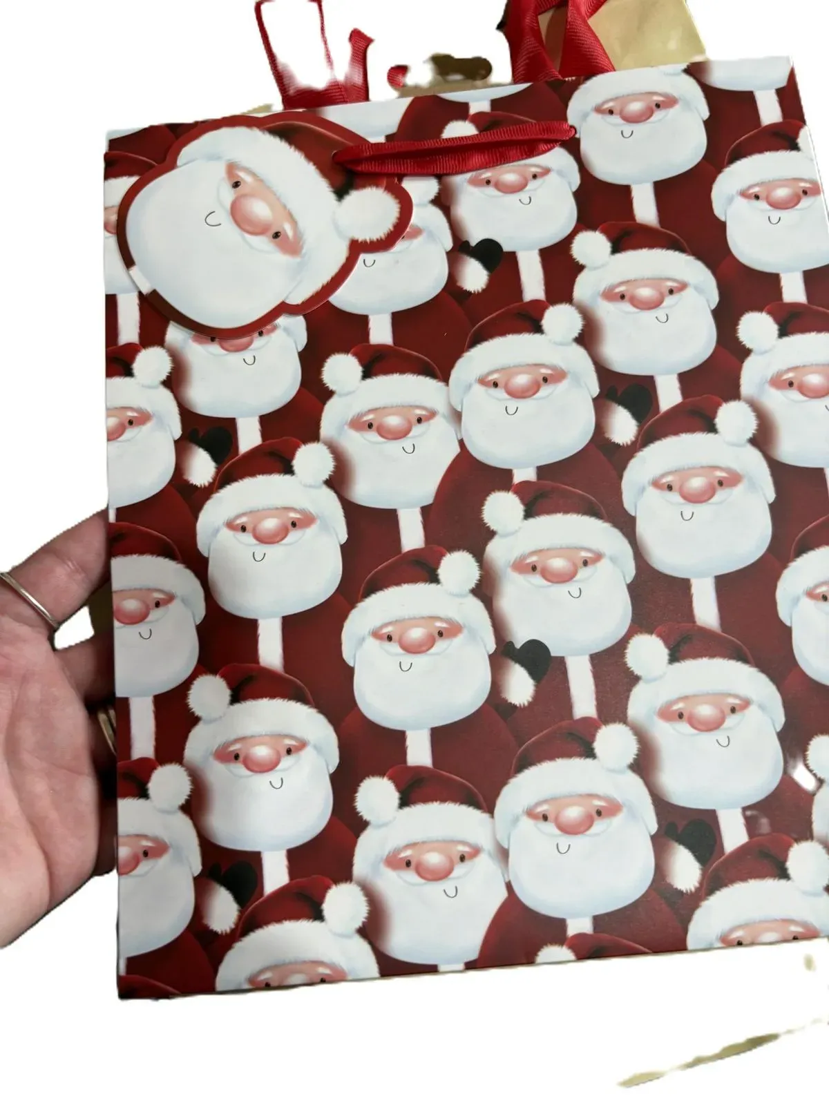 christmas gift bags collection background image