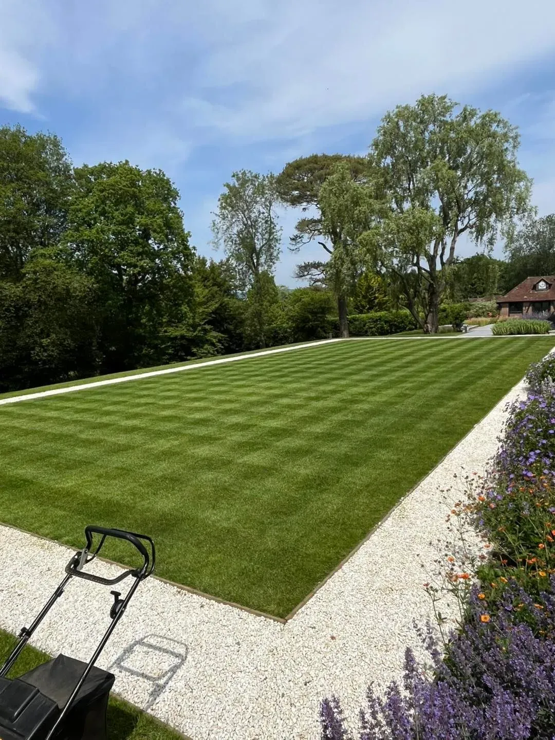 Lawn Mowing image background image