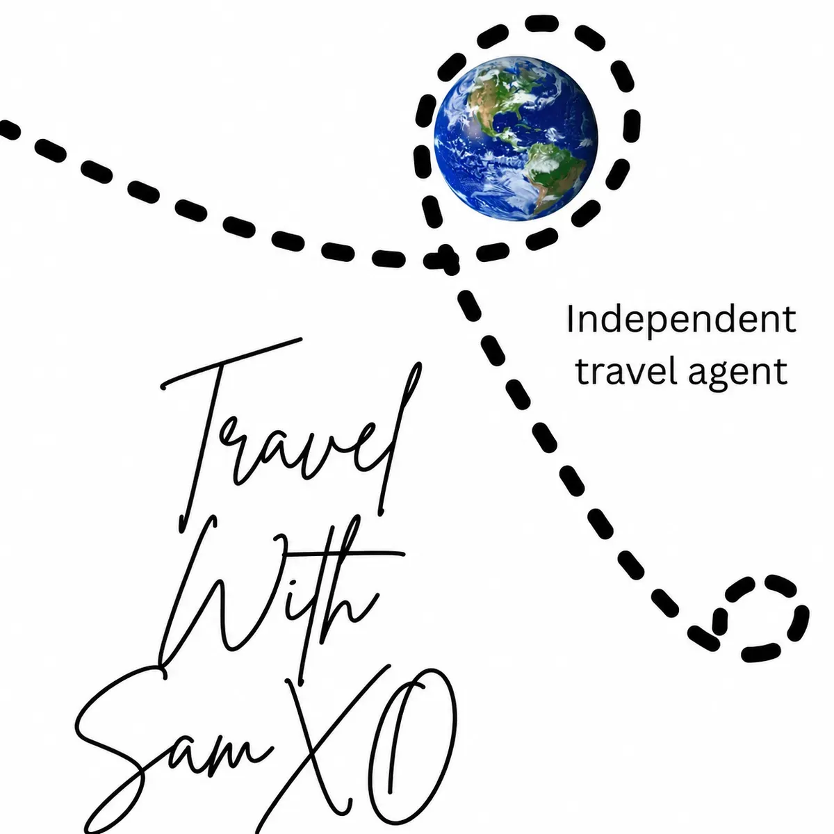 Travel with Sam XO  logo