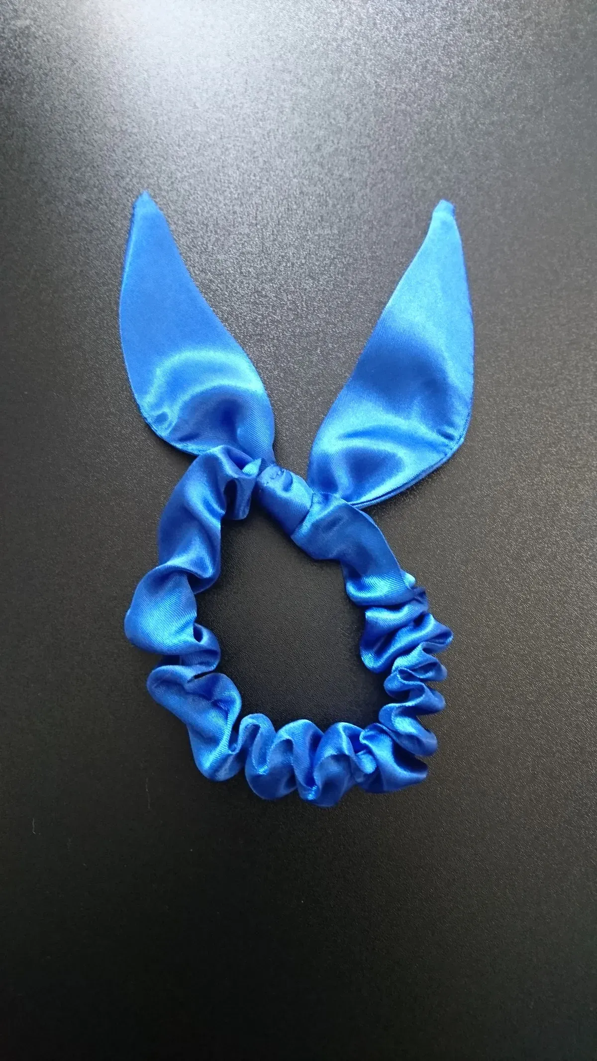 Blue-satin-hair-accessories-bunny-headband-main-image collection background image