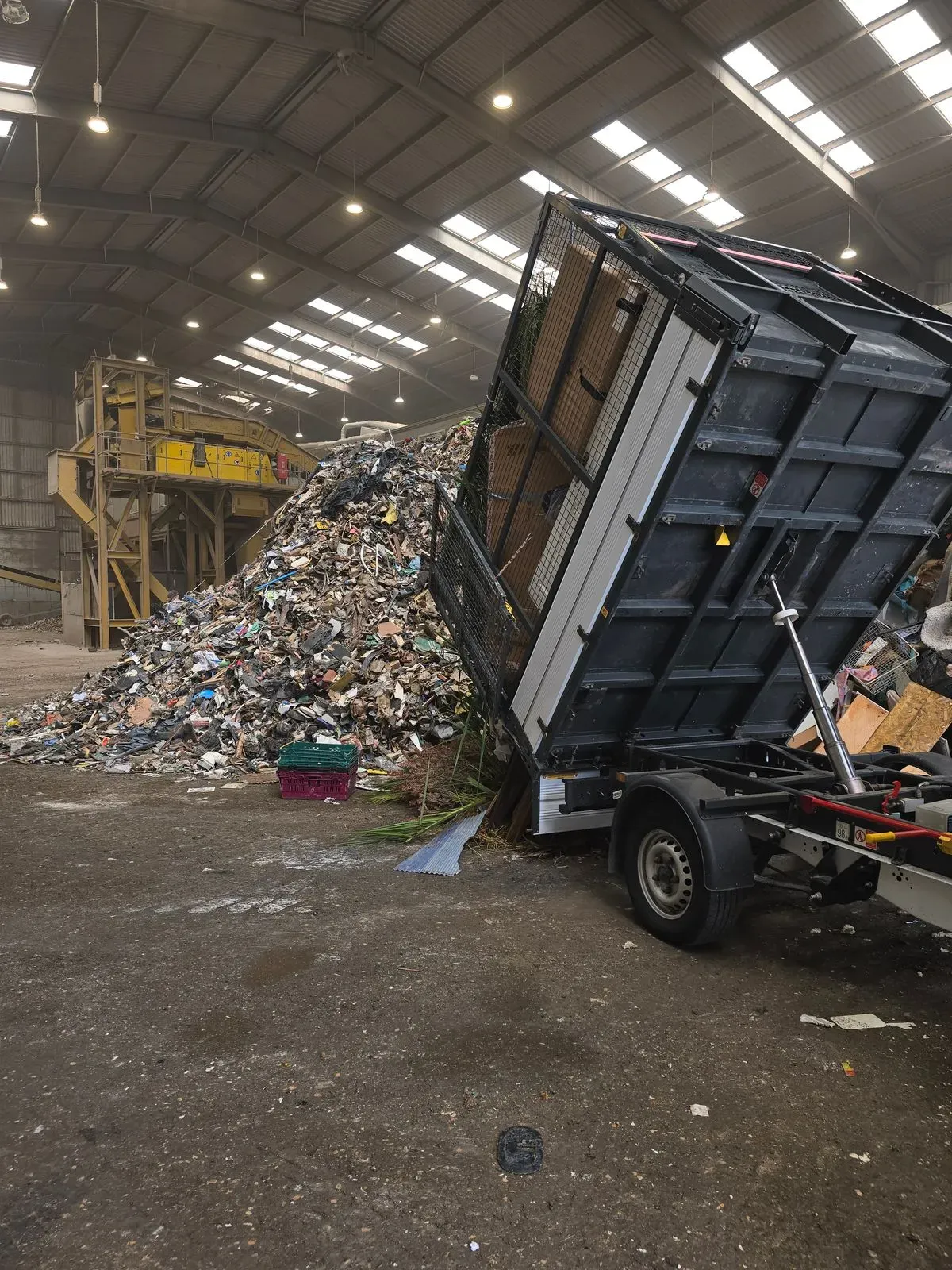 Residential waste collection image background image