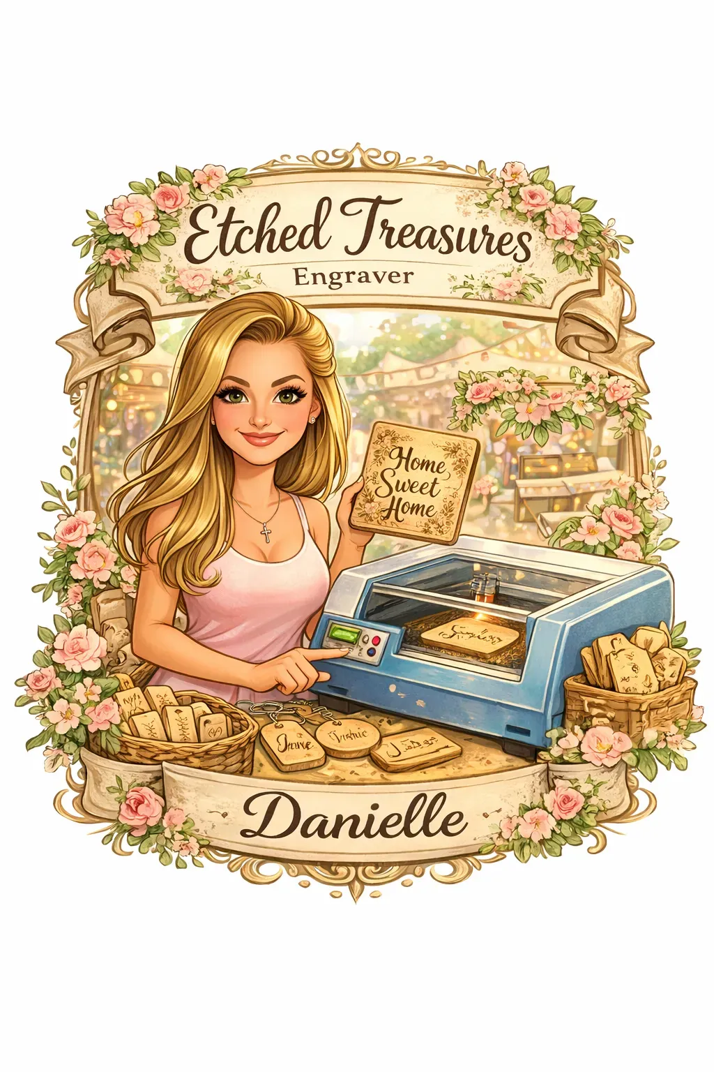 Etched Treasures  logo
