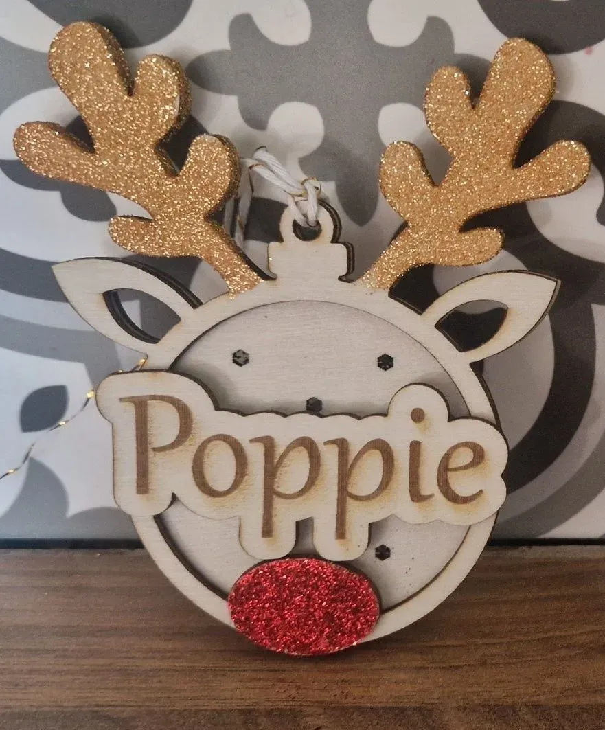 reindeer ornament2 collection background image