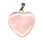 20mm Rose Quartz Stone Heart thumbnail image