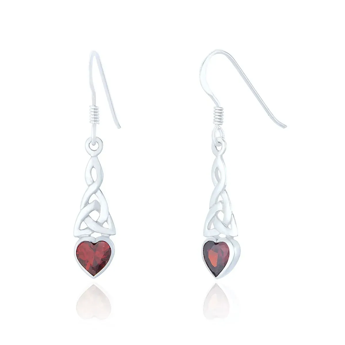 Celtic Ruby Earring's thumbnail image