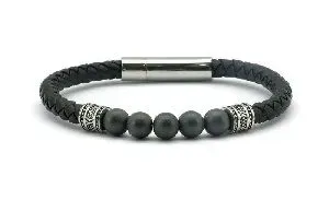 MR015 Black Bead on rope thumbnail image