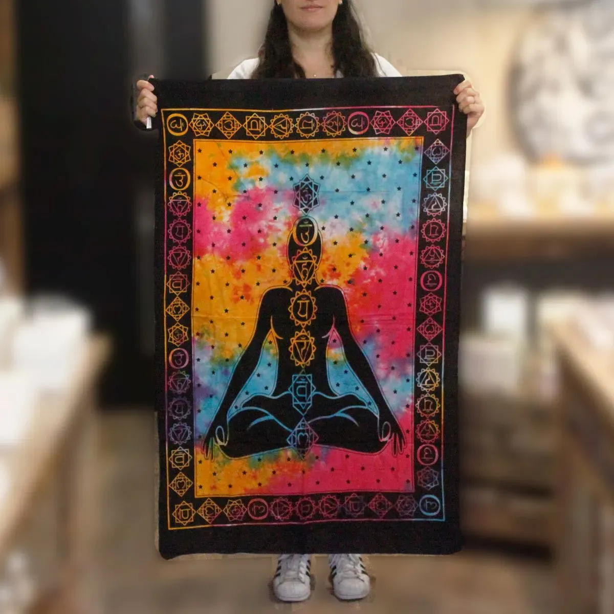 Small Chakra Budda wall hanging 1 thumbnail image