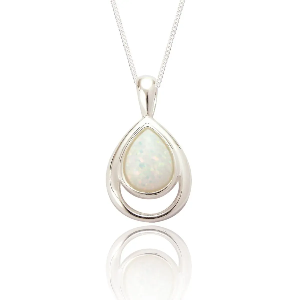 Teardrop White Opals thumbnail image