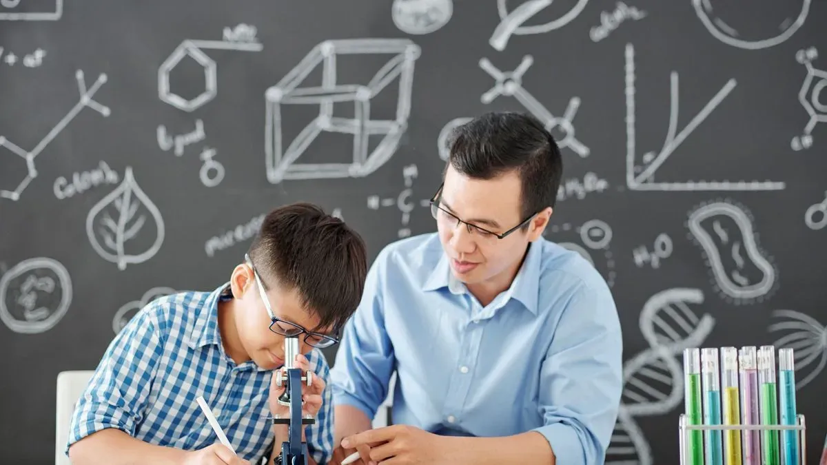 Parents discussing tutoring options with BrightStartTutoring