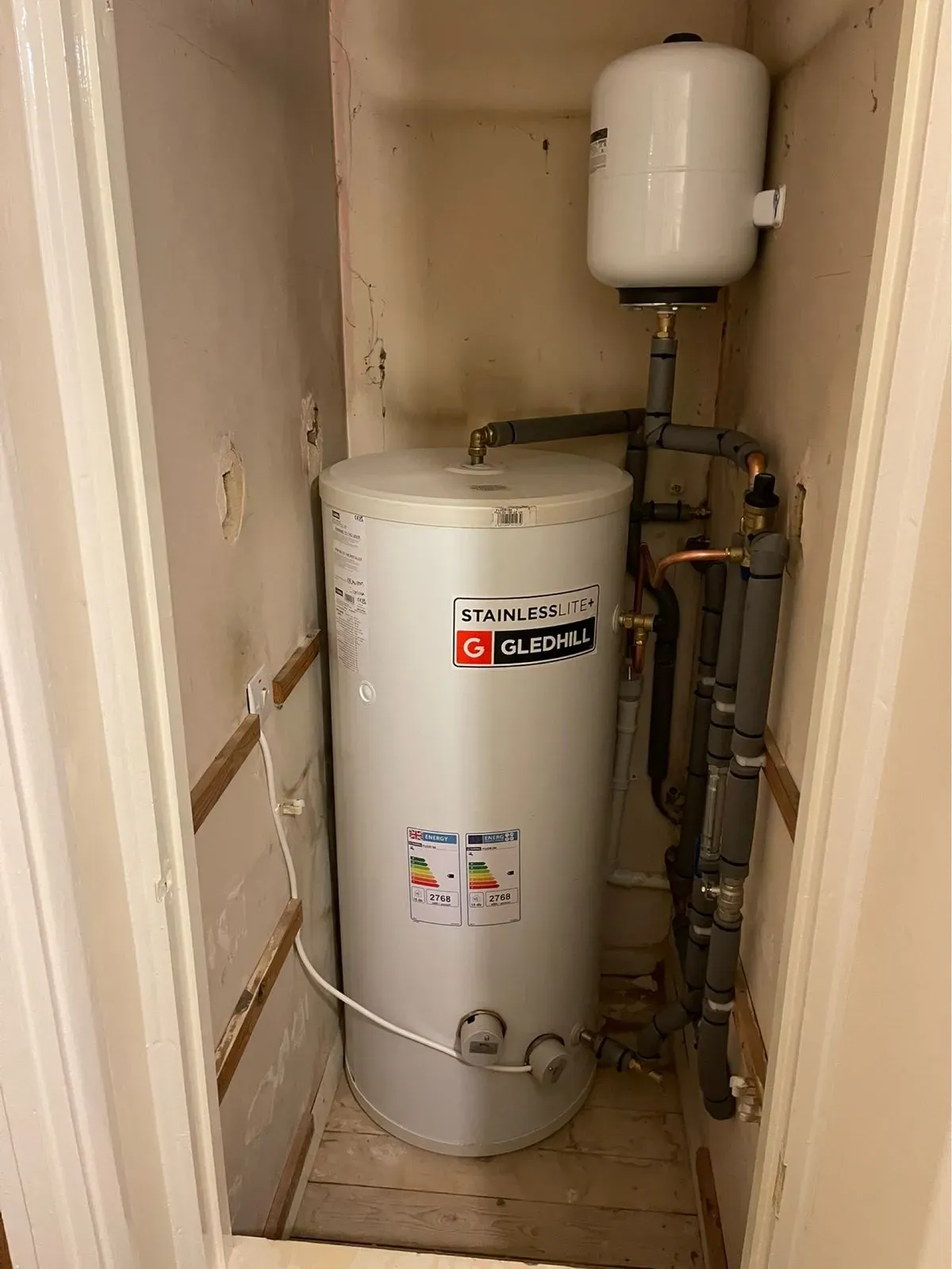 Unvented hot water image background image