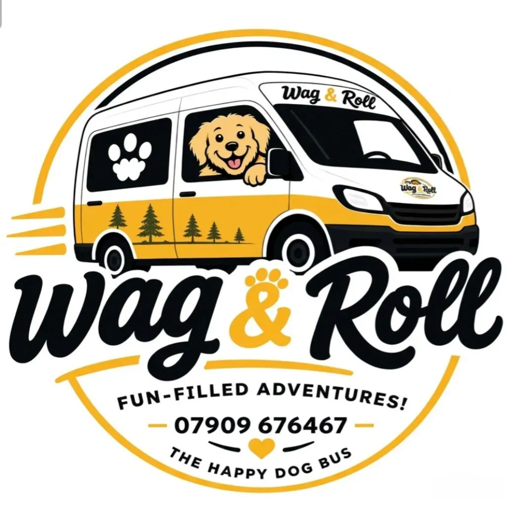 Wag & Roll Dog Bus logo