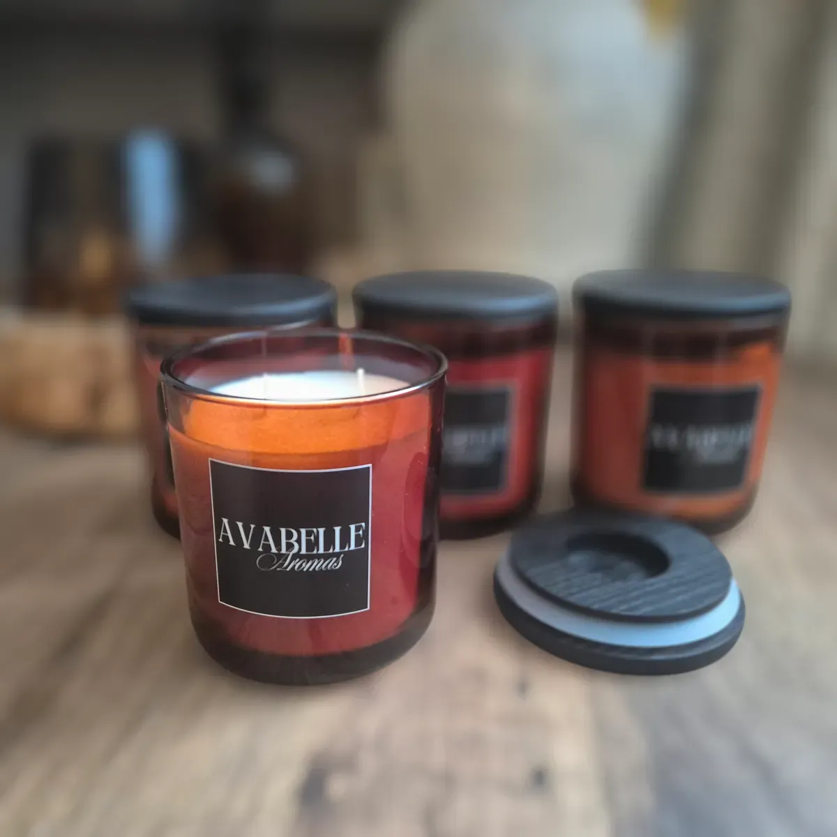Scented candles image background image