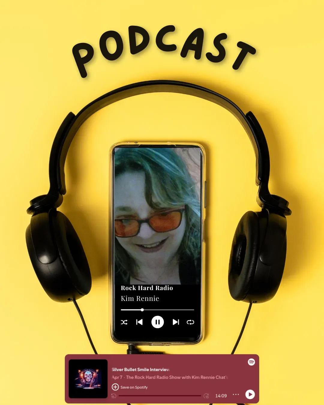 Podcast production image background image