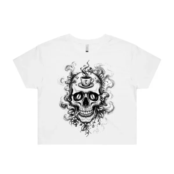 8214749889858-t6hj3w0o3ot6fosjxkax-Womens-Skull-Crop-White-Front thumbnail image