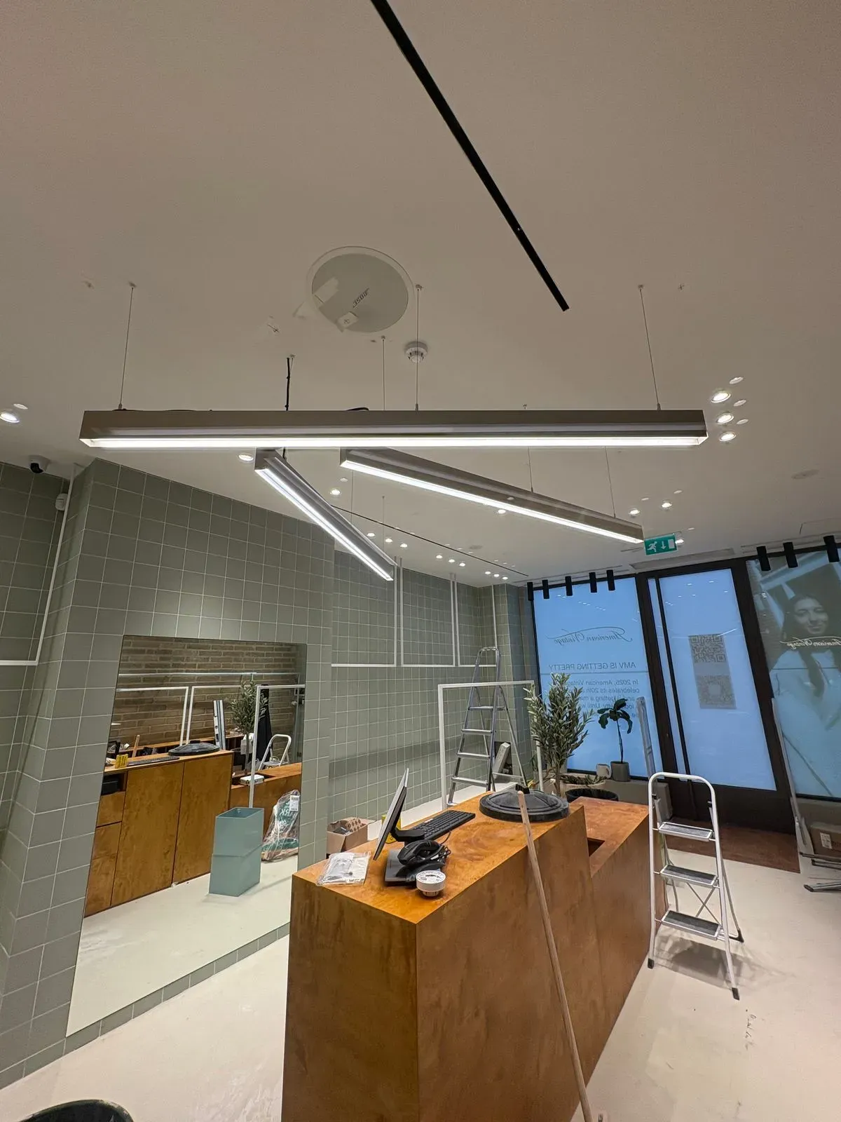 Commercial Lighting installations image background image