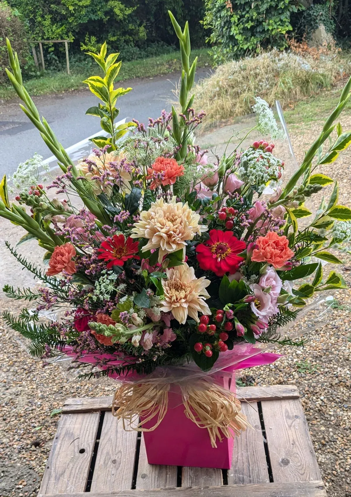 Seasonal coffin spray